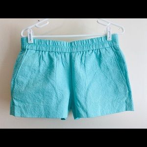 J. Crew green/blue boardwalk shorts